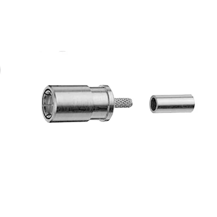 Telegartner Cable Mount SMB Connector Crimp Termination Straight Body, J01161A0701