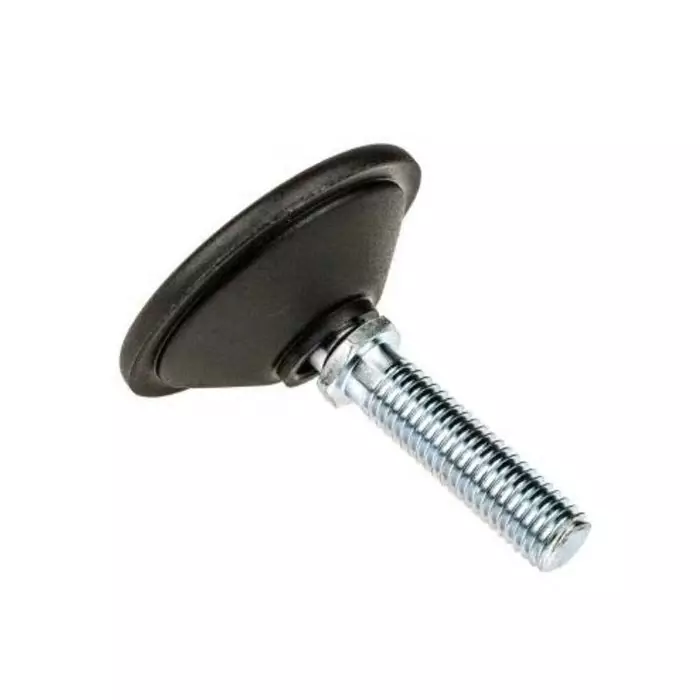 Nu-Tech Engineering M10 PA Reinforced Nylon Levelling Adjustable Foot 500 Kg Static Load Capacity, A040/014 (Pack of 4)