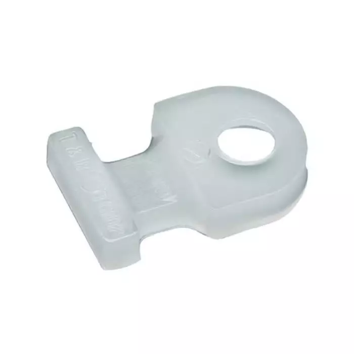 Thomas & Betts Natural Cable Tie Mount 7.9 mm x 10.3 mm 2.4 mm Max. Cable Tie Width, TC 104