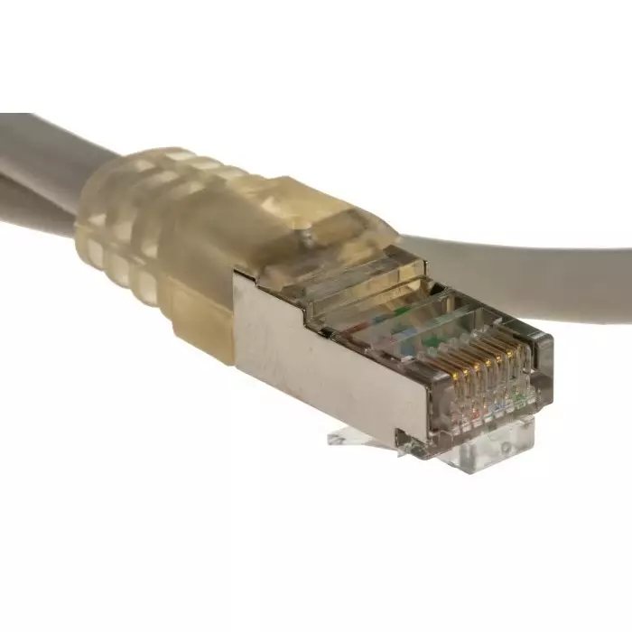 Decelect Ethernet Cable 1 m Cat5 Grey RJ45 to Male RJ45 Male F/UTP Shielded Terminated, SPE190718