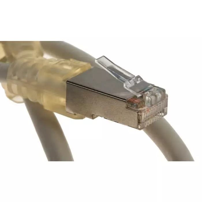Decelect Ethernet Cable 1 m Cat5 Grey RJ45 to Male RJ45 Male F/UTP Shielded Terminated, SPE190718