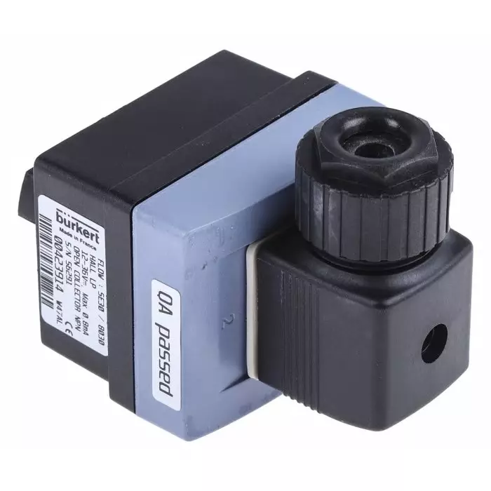 Burkert Compact Mount Flow Controller Frequency NPN Output 12-30 V DC DN 6-65 mm Pipe, 423914