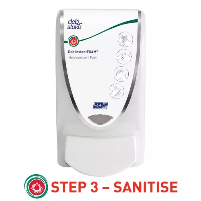 SCJ Professional 1L Wall Mounted Soap Dispenser for DEB Instant Foam, INF01CON