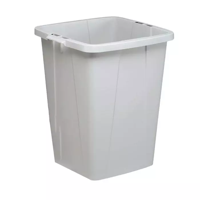 Durable DURABIN 90L Grey Plastic Waste Bin, 1800505050