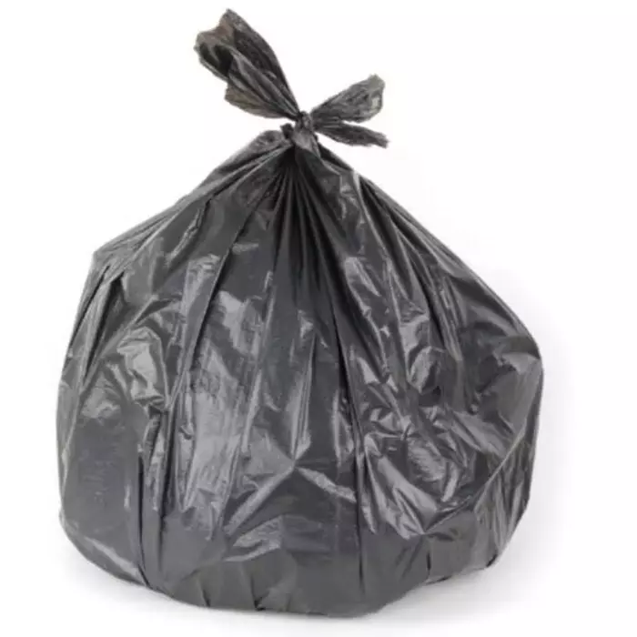 Cromwell Polythene Black Polythene Refuse Sack 90L Capacity 200 per Pac kAge, BK090B1 (Pack of 200)