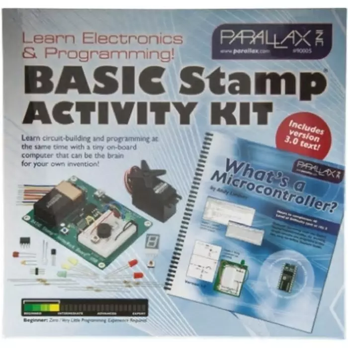 Parallax Inc BASIC Stamp Activity Kit MCU Development Kit, 90005