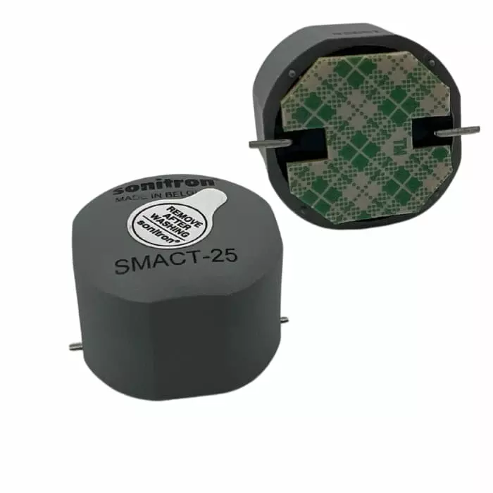 Sonitron Alternating External Piezo Buzzer Transducer 2.5x1.8cm, SMACT-25-S