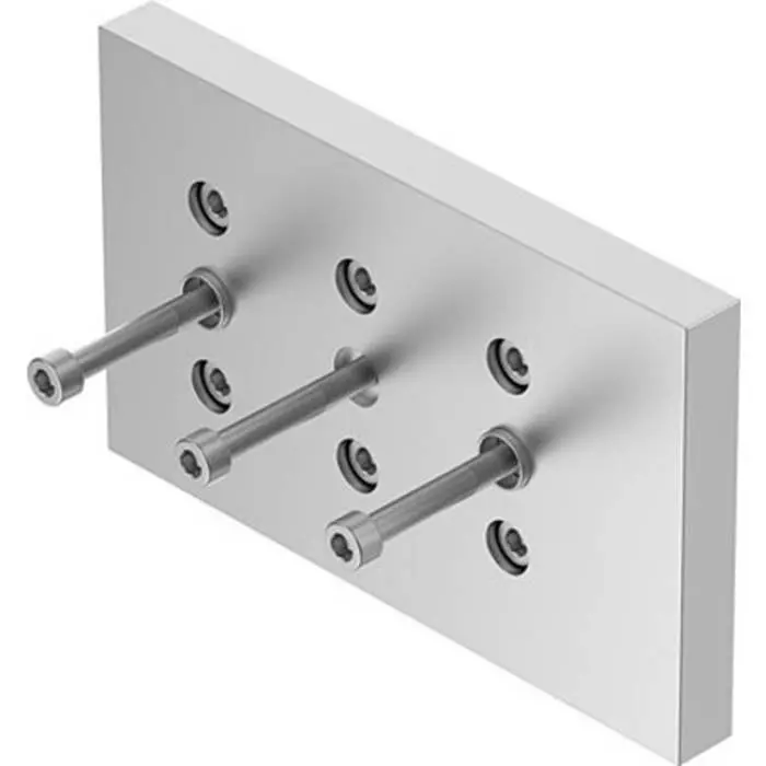 Festo Adapter DHAA-D-G8-H-25-80-G8-25-50, For Use With Pneumatic Cylinder Actuator