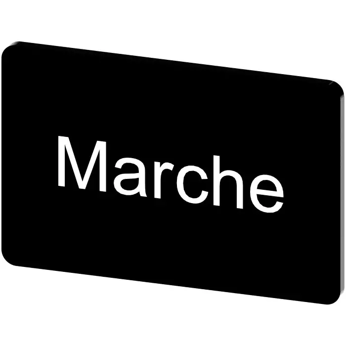 Siemens Labeling Plate, Marche, 3SU1900-0AD16-0GA0