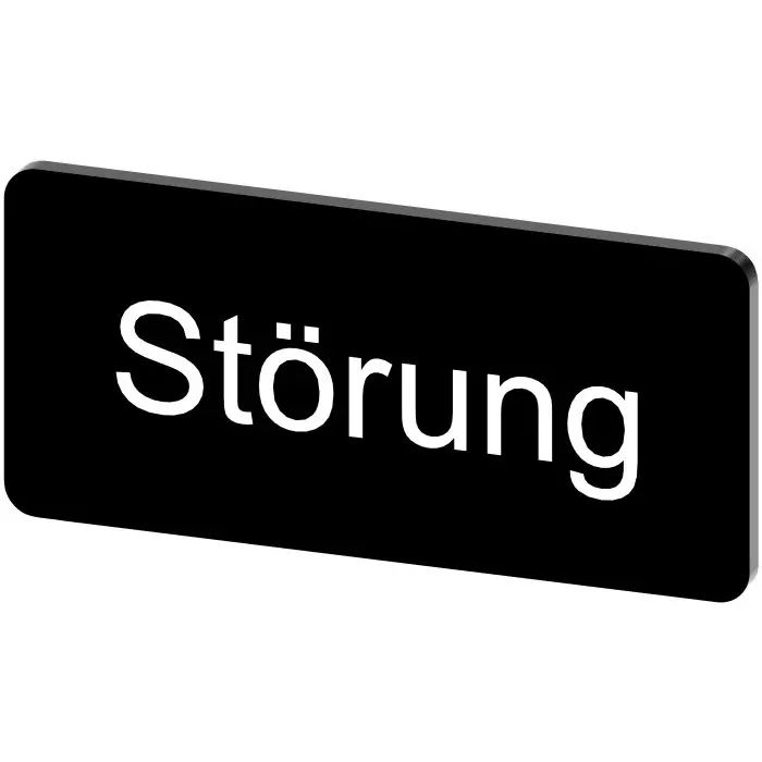 Siemens Labeling Plate, Störung, 3SU1900-0AC16-0AQ0