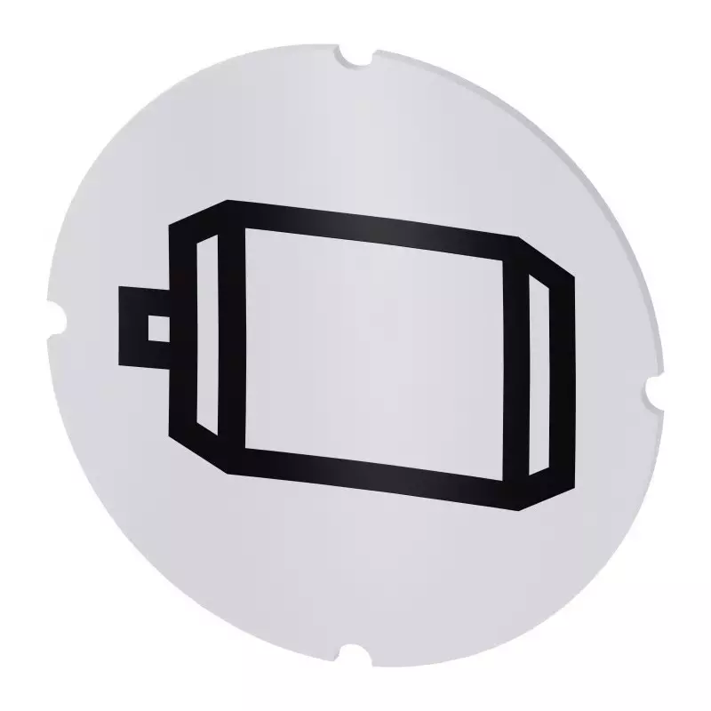 Siemens Insert label, Electric Motor, 3SU1900-0AB71-0RA0