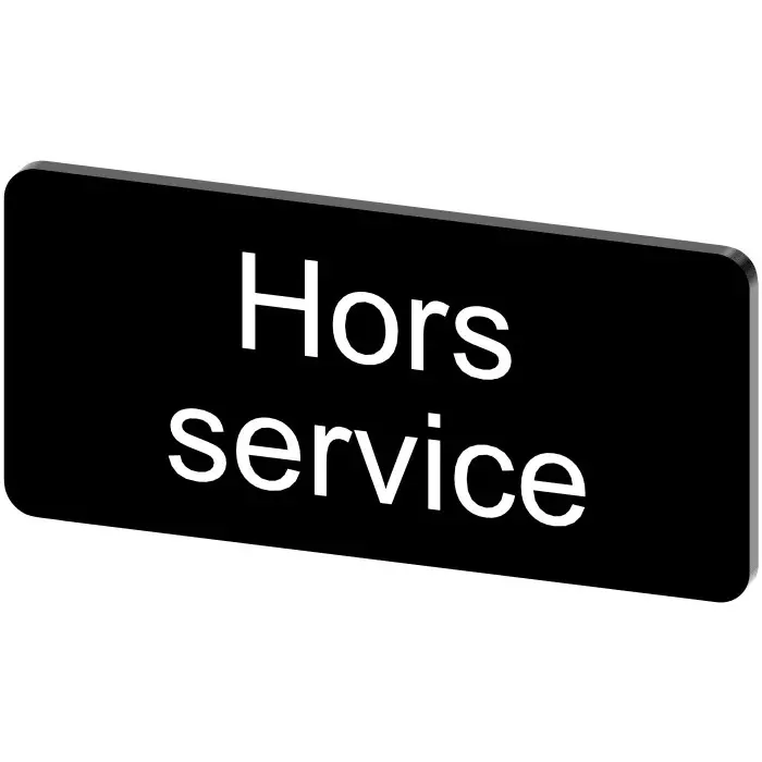 Siemens Labeling Plate, Hors service, 3SU1900-0AC16-0GR0