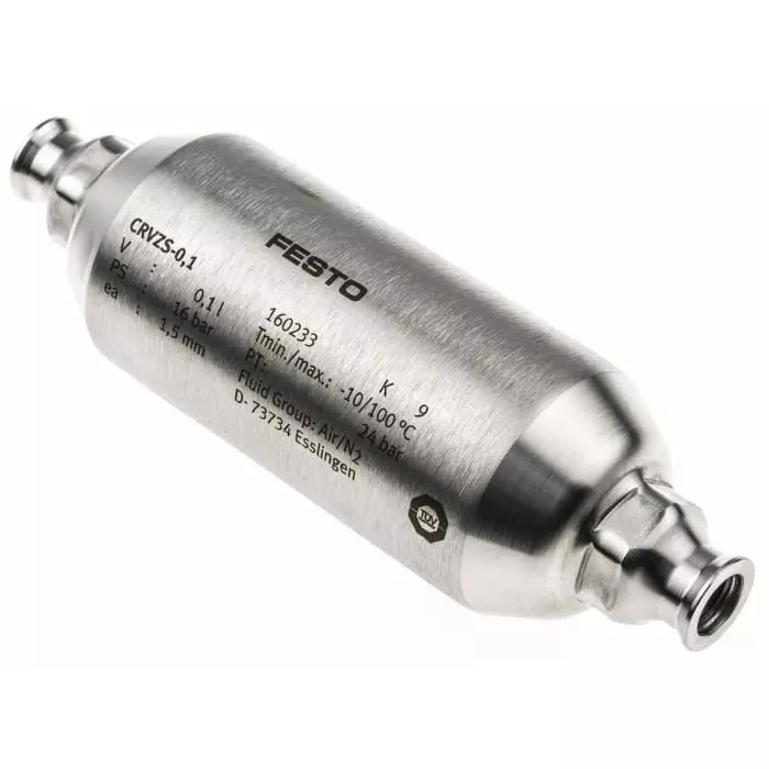 Festo Air Reservoir 100 ml, G 1/8, CRVZS Series, 16 bar, CRVZS-0.1