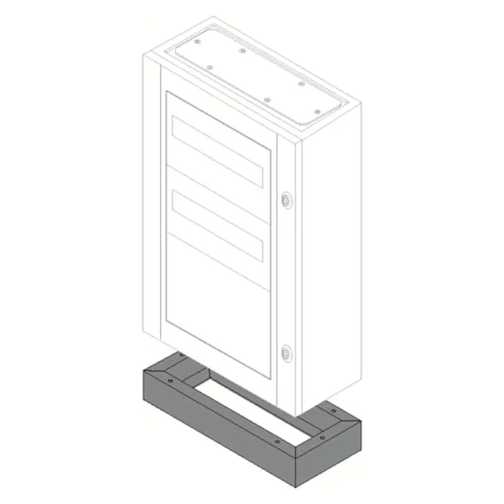ABB 100 x 400 x 250mm Plinth for use with SR2 Enclosures, ZA4025