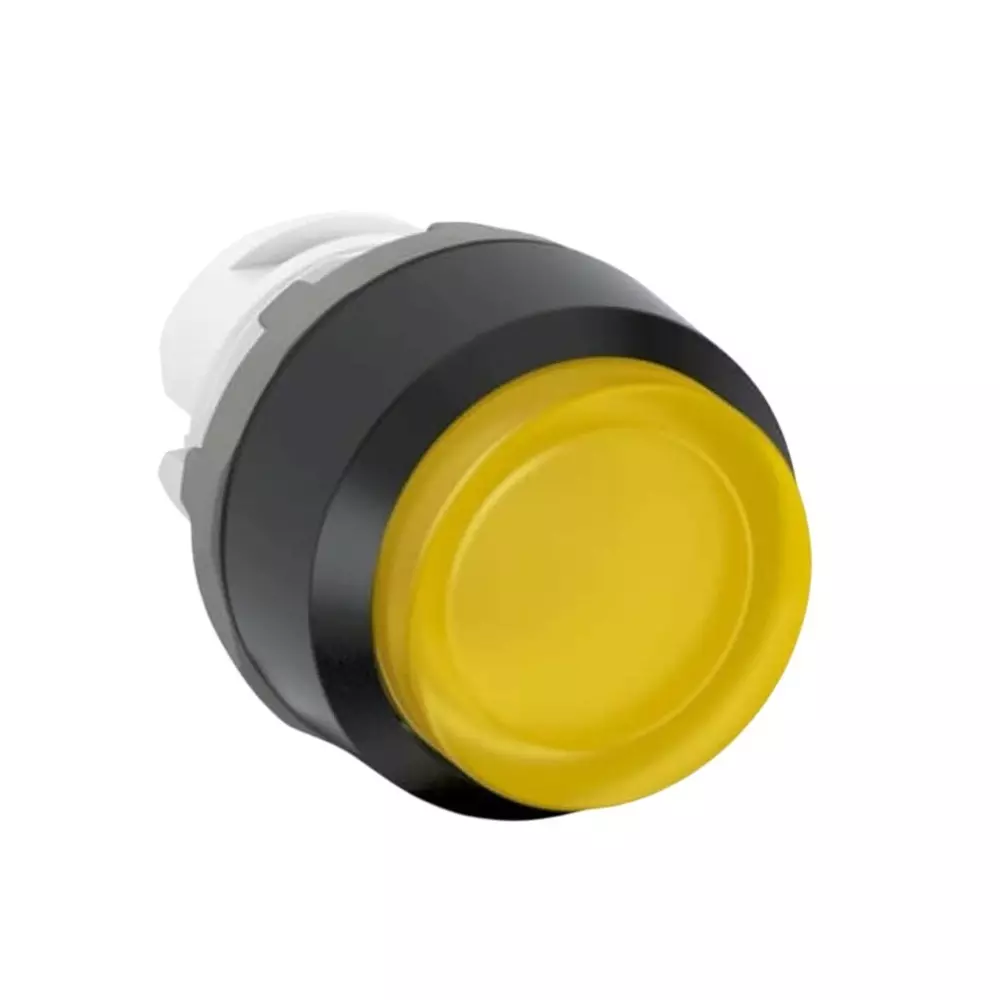 ABB MP3 Series Yellow Momentary Push Button Head, 22.5mm Cutout, 1SFA611102R1103 MP3-11Y