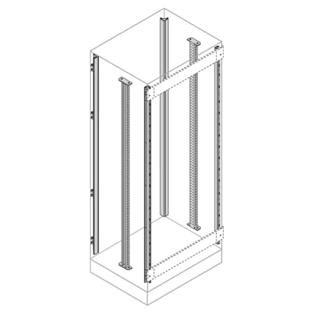 ABB AM2 Series Galvanised Steel Upright, 400mm W, 2m L For Use With IS2 Enclosures, EM2002