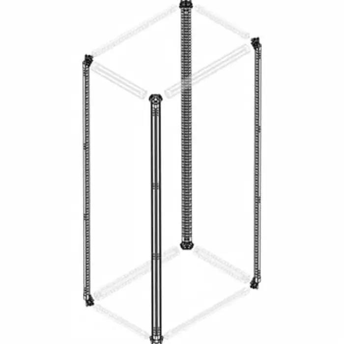 ABB PUPM Series Galvanised Steel Crosspiece, 47.5mm W, 1800mm H, 47.5mm L For Use With PUPM1800, 1STQ007033A0000