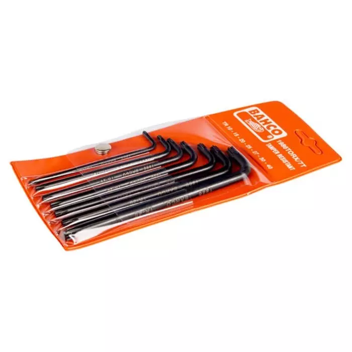 Bahco Standard Screwdriver/Hex Key Set, 1986TORX/7T (Set of 7 Pcs)
