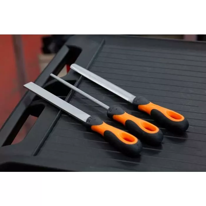 Bahco Second Cut Engineers File Set 200 mm, 1-473-08-2-2