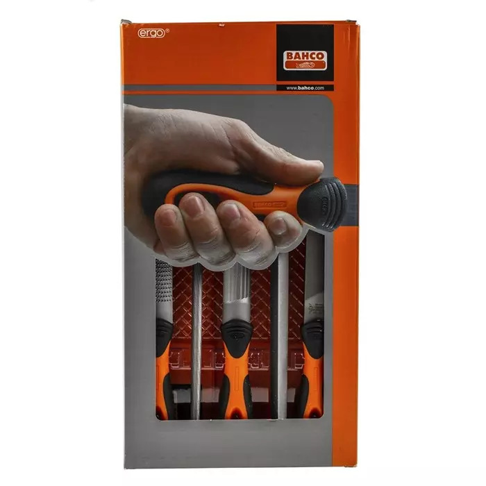 Bahco Second Cut Engineers File Set 250 mm, 1-477-10-2-2
