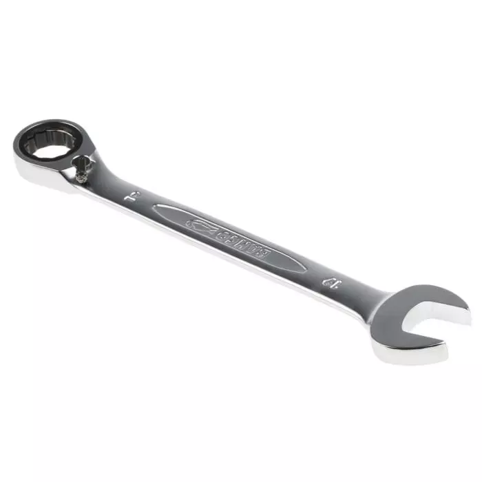 Bahco 1RM Series Ratchet Spanner 19 mm Metric Double Ended 248 mm Overall Length, 1RM-19