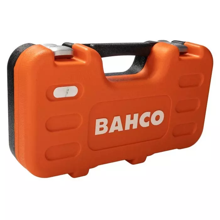 Bahco Standard Socket Set Metric 1/4 inch with Ratchet 6 Point, S160 (Set of 16 Pcs)