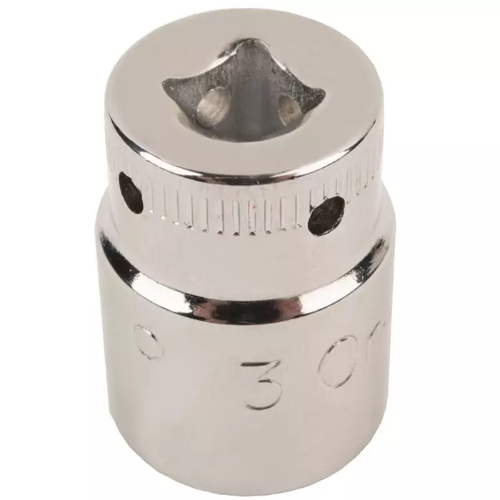 Bahco Standard Socket 1/4 inch Drive 10 mm Socket 6 Point 24.7 mm Overall Length, TAH08-10