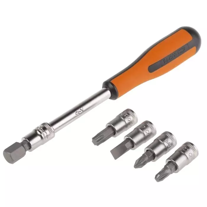 Bahco Deep Socket/Standard Socket/Spanner/Allen Key/Bit Set Metric 1/2 & 1/4 inch with Ratchet 6 Point, S108 (Set of 108 Pcs)
