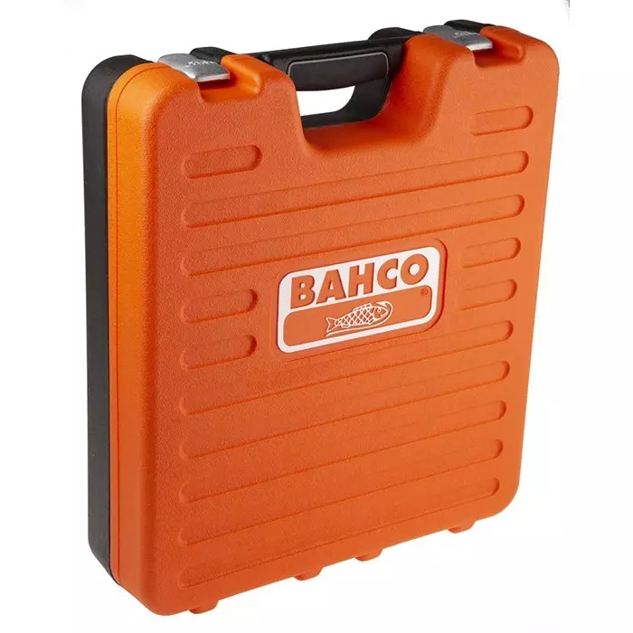 Bahco Deep Socket/Standard Socket/Spanner/Allen Key/Bit Set Metric 1/2 & 1/4 inch with Ratchet 6 Point, S108 (Set of 108 Pcs)