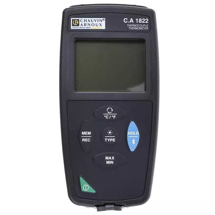CHAUVIN ARNOUX Wired Digital Thermometer for Multipurpose Use E J K N R S T Probe 2 Input +1200 (J), P01654822