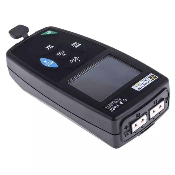 CHAUVIN ARNOUX Wired Digital Thermometer for Multipurpose Use E J K N R S T Probe 2 Input +1200 (J), P01654822