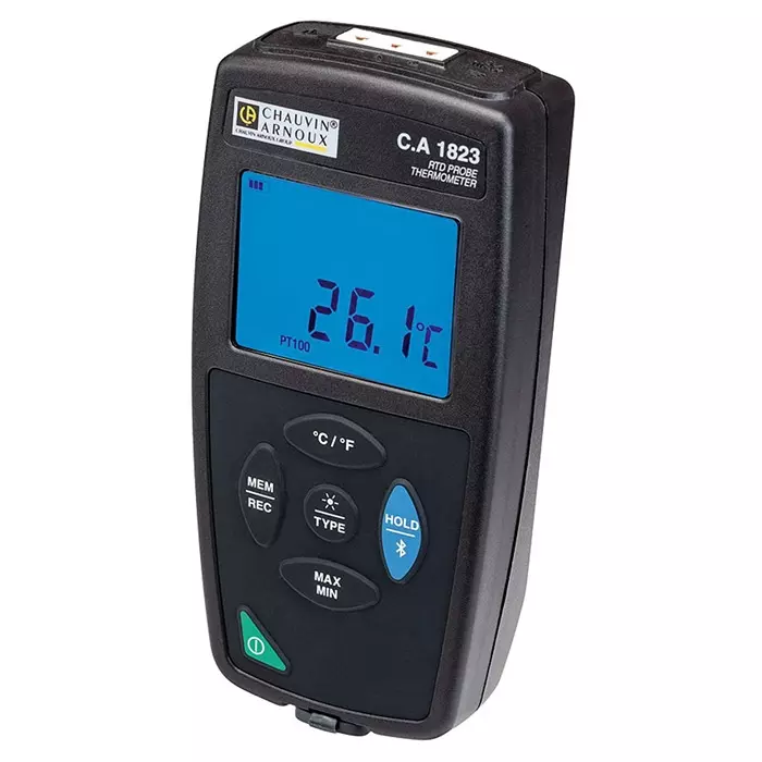 CHAUVIN ARNOUX Wired Digital Thermometer for Multipurpose Use PT100 PT1000 Probe 1 Input +400 (PT100), P01654823