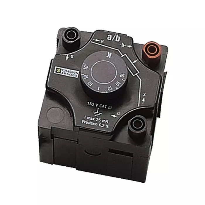 CHAUVIN ARNOUX Resistance Decade Box 1 M Ω Resolution, P03197528A