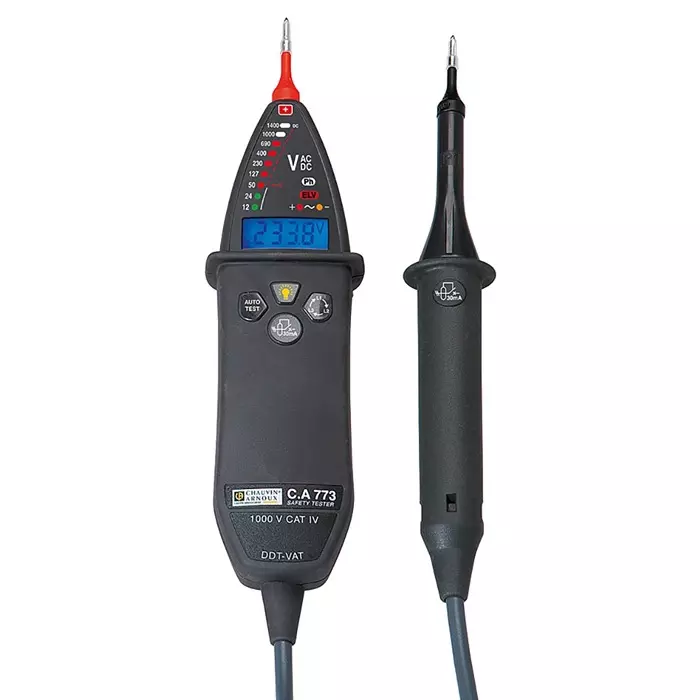 CHAUVIN ARNOUX LED Voltage Tester 1000 V AC 1400V dc Continuity Check Battery Powered CAT IV, P01191773