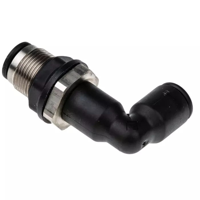 Legris LF3000 Series Bulkhead Tube-to-Tube Adaptor Push In 8 mm to Push In 8 mm Tube-to-Tube Connection Style, 3139 08 00 (Pack of 5 Pcs)
