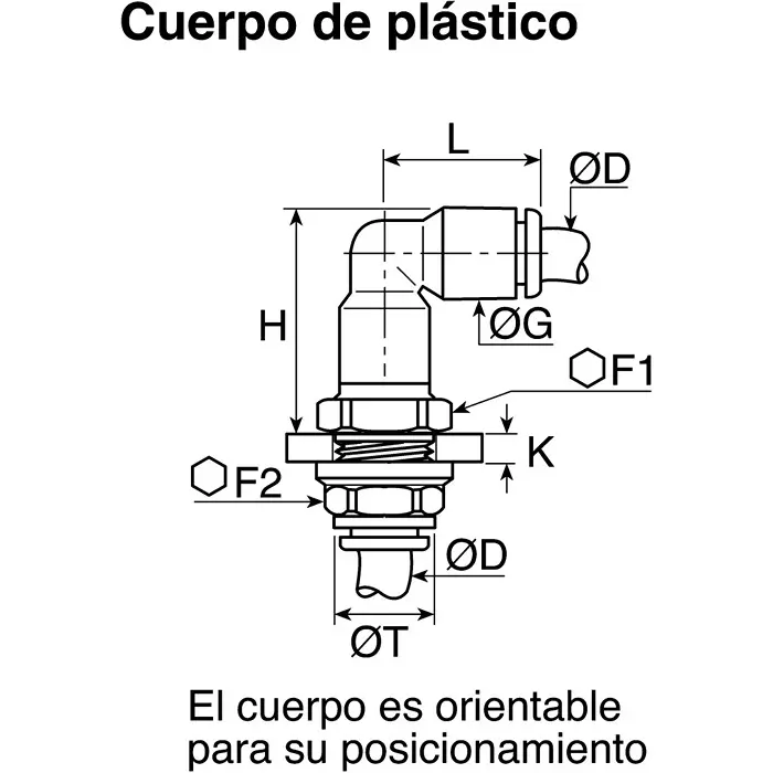 Legris LF3000 Series Bulkhead Tube-to-Tube Adaptor Push In 8 mm to Push In 8 mm Tube-to-Tube Connection Style, 3139 08 00 (Pack of 5 Pcs)