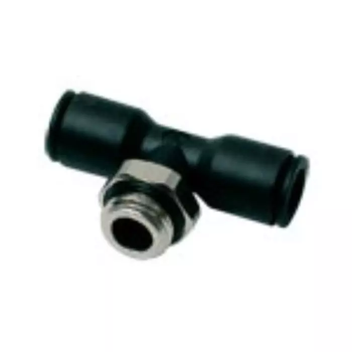 Legris LF3000 Series Pneumatic Fittings Push In 6 mm to Push In 6 mm Threaded-to-Tube Connection Style, 3198 06 19 (Pack of 10 Pcs)