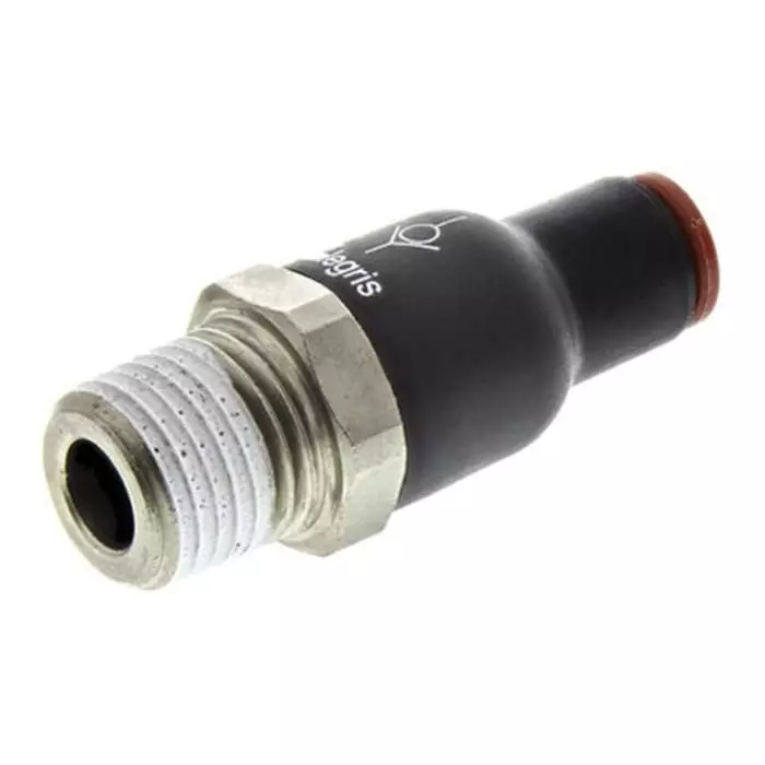 Legris 7995 Series Non Return Valve R 1/4 Male Inlet 8 mm Tube Outlet 1 to 10 Bar, 7995 08 13