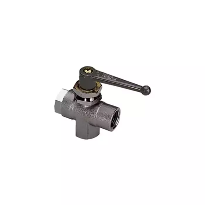 Legris Nickel Plated Brass Ball Valve Threaded BSPP 1/8 inch, 0448 04 10 (Pack of 2 Pcs)