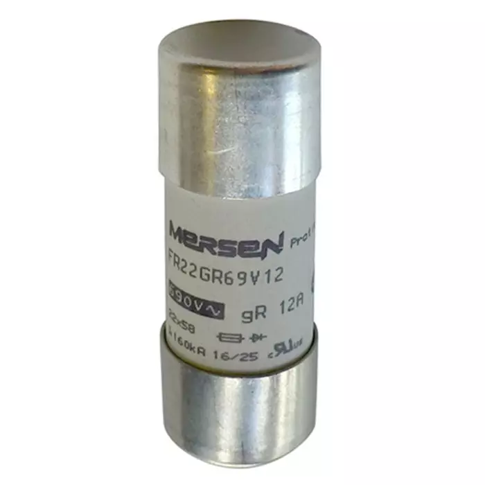 Mersen FF Cartridge Fuse 32 A 500 V DC, 690 V AC & 700 V AC 22x58 mm, A1018624 - FR22GR69V32T