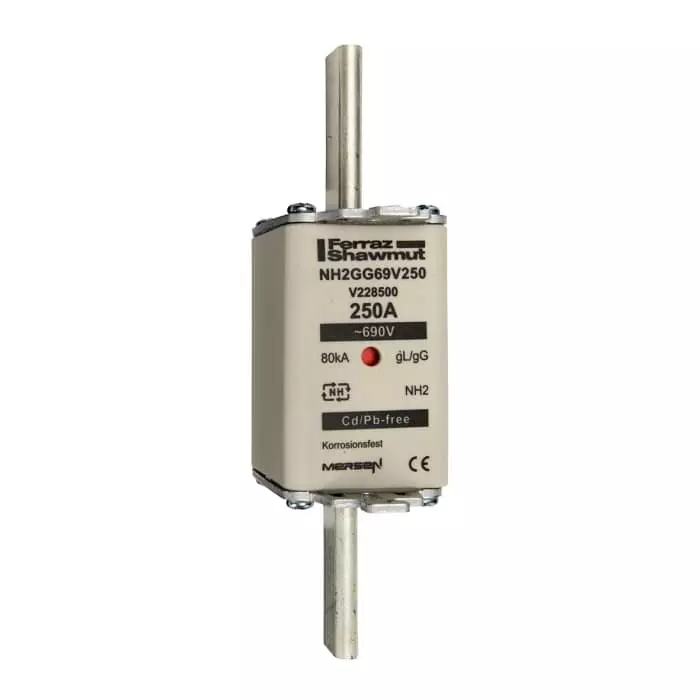 Mersen NH Fuse 250 A 690 V AC NH2, NH2GG69V250