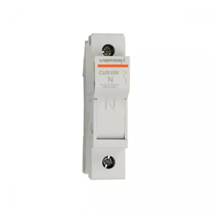Mersen Rail Mount Fuse Holder 32 A Rail Mount Fuse Holder N 690 V AC to 1 kV AC/DC, H1062722 - CUS10N