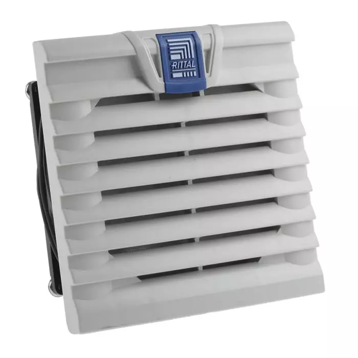 Rittal SK Series Filter Fan 230 V AC AC Operation 18m³/h Filtered 20m³/h Unimpeded IP54 116.5x116.5mm, 3237100