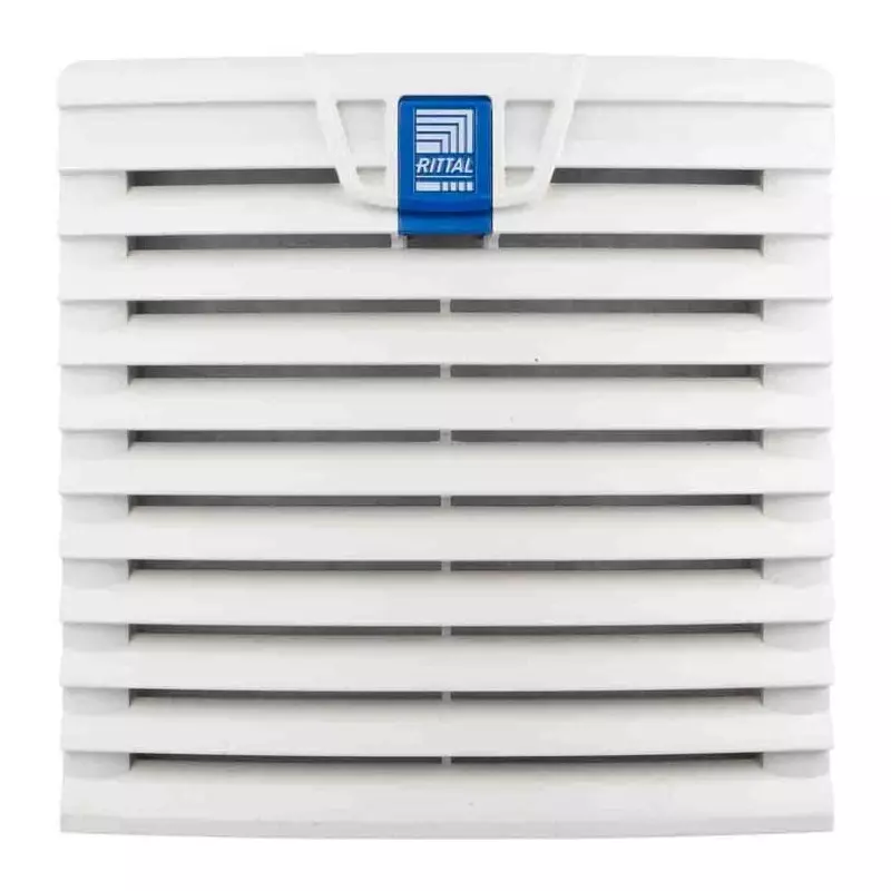 Rittal SK Series Filter Fan 24 V DC DC Operation 100m³/h Filtered 105m³/h Unimpeded IP54 204x204mm, 3239124