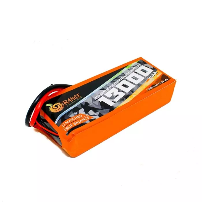 Orange 14.8V 13000 mAh 35C 4S Lithium Polymer Battery Pack