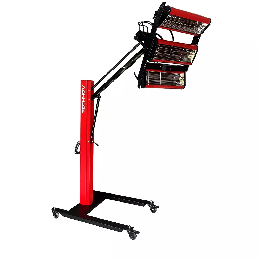 TechnoV Infrared Dryer 3 kW Power Consumption Built-in Air Cooling 4 Castor Wheels with Brakes, TSIRD03