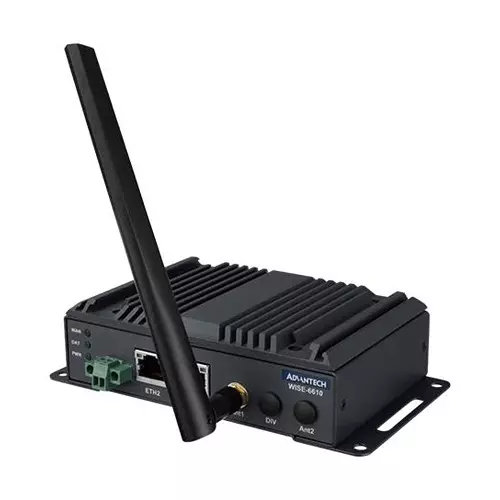ADVANTECH Gateway, Lorawan, Rj45X2, 10/100Mbps, Wise-6610-Nb