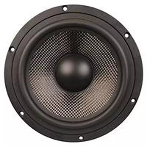 MULTICOMP PRO 8" Carbon Fiber Die-Cast Woofer With Rubber Surround - 75W Rms, 55-3550