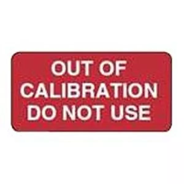 TE CONNECTIVITY Calibration Labels, Vinyl, 25.4Mm W, Mam127 (Pack of 160)