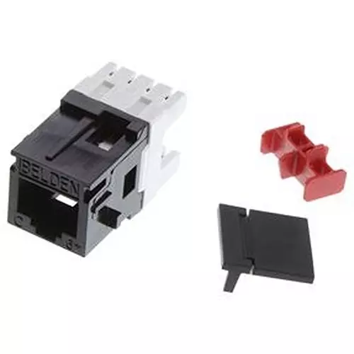 BELDEN Cat6 Rj45 Modular Jack, 8 Position, 1 Port, Ax101066